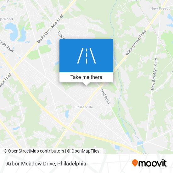Arbor Meadow Drive map