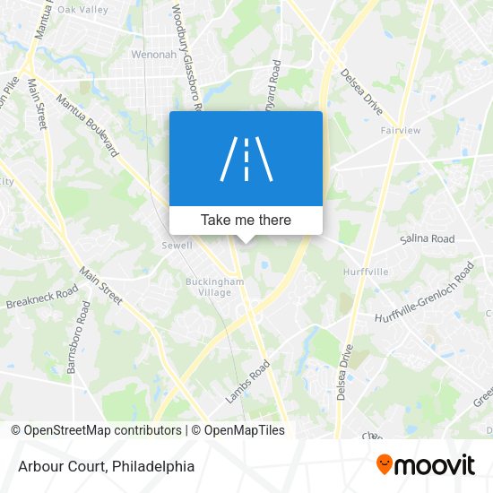 Mapa de Arbour Court