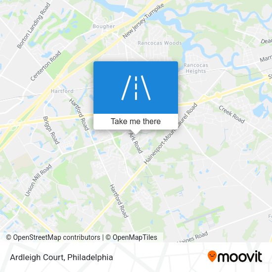 Mapa de Ardleigh Court