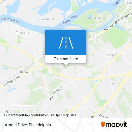 Mapa de Arnold Drive