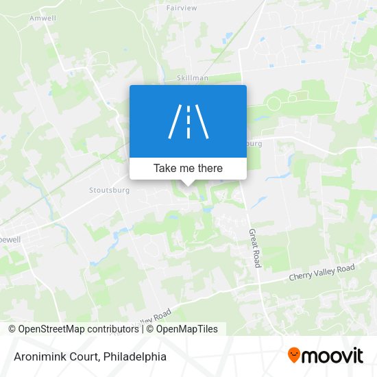 Aronimink Court map
