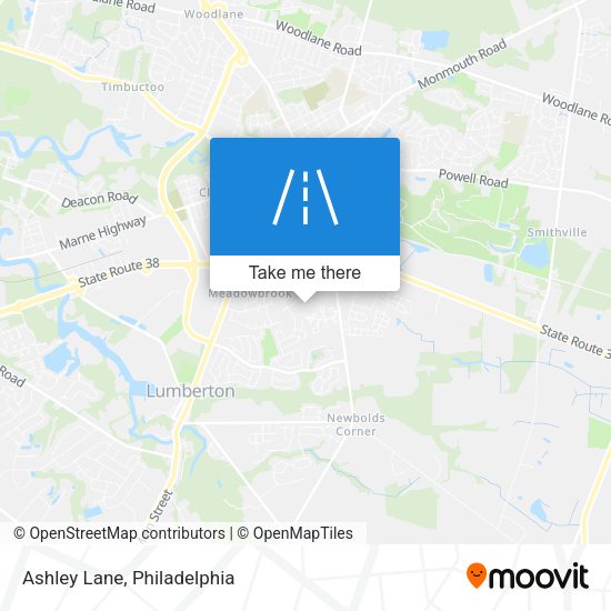 Mapa de Ashley Lane