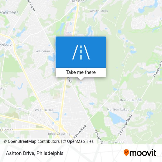 Mapa de Ashton Drive