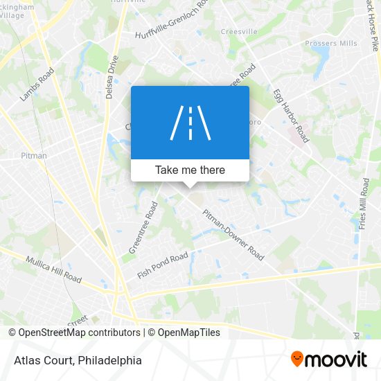 Mapa de Atlas Court