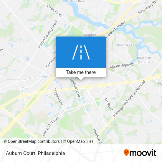 Auburn Court map