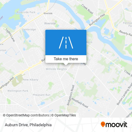Auburn Drive map