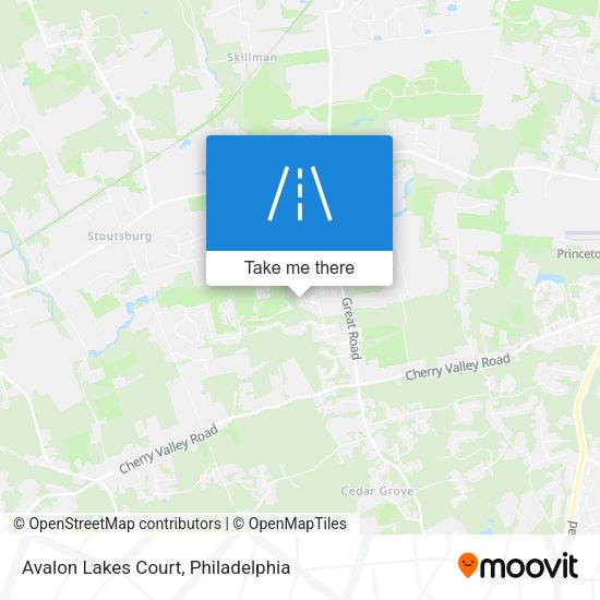 Avalon Lakes Court map