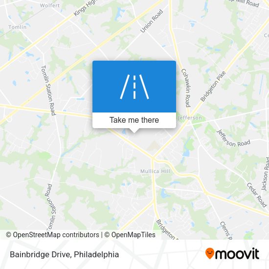 Bainbridge Drive map