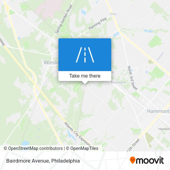 Mapa de Bairdmore Avenue