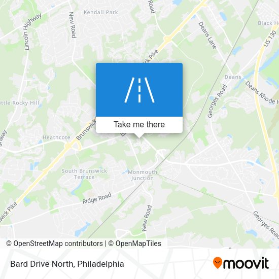 Bard Drive North map