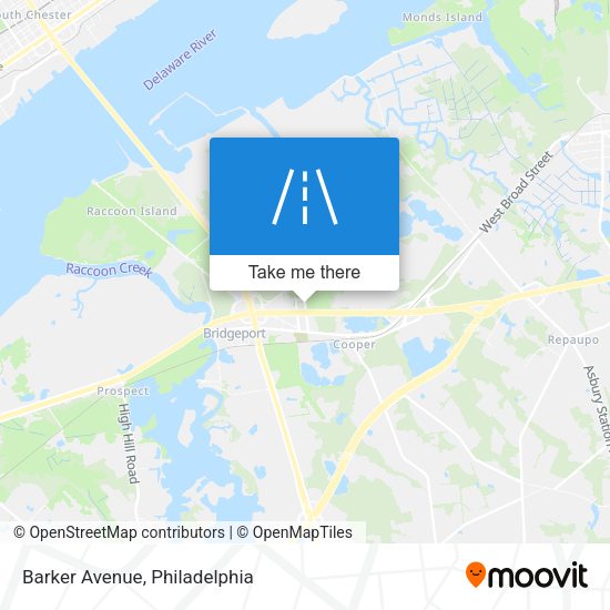 Mapa de Barker Avenue