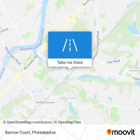 Mapa de Barlow Court