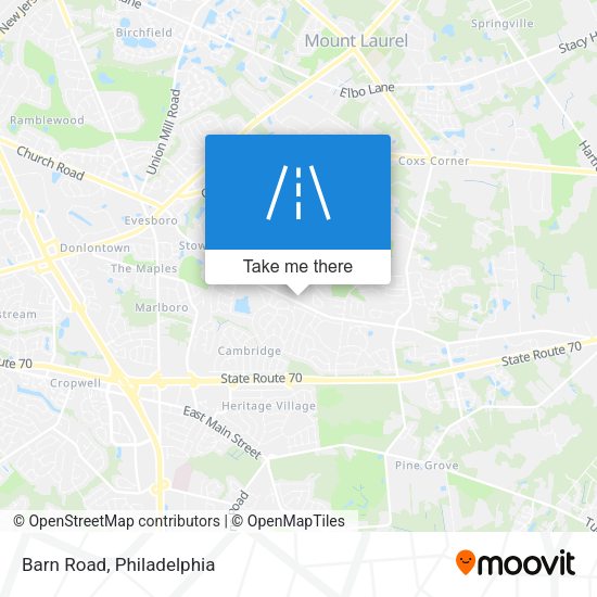 Mapa de Barn Road