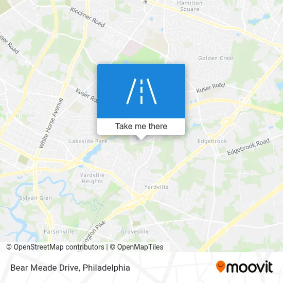 Bear Meade Drive map