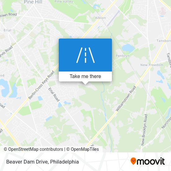 Beaver Dam Drive map