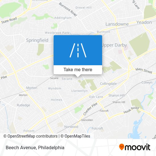Mapa de Beech Avenue