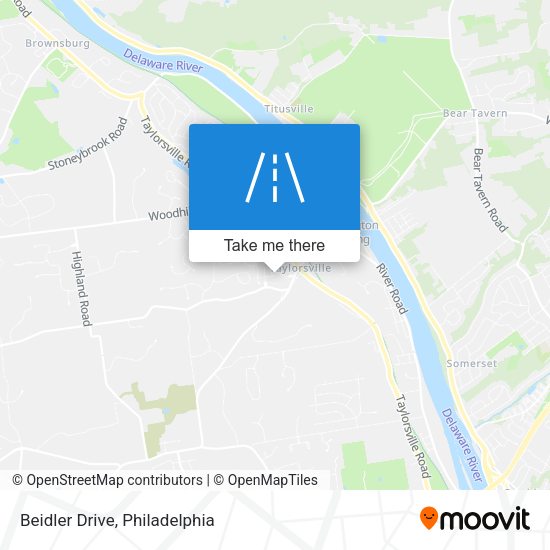 Mapa de Beidler Drive