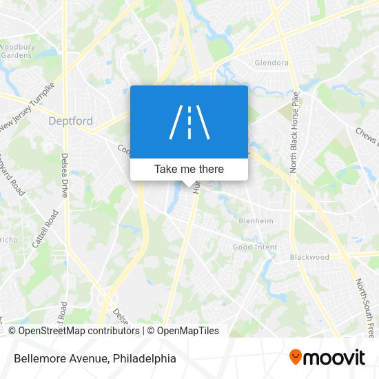 Bellemore Avenue map