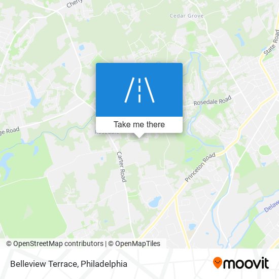 Belleview Terrace map