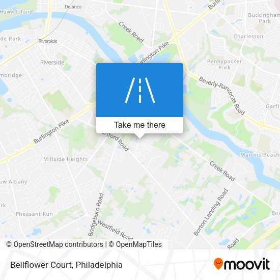 Bellflower Court map
