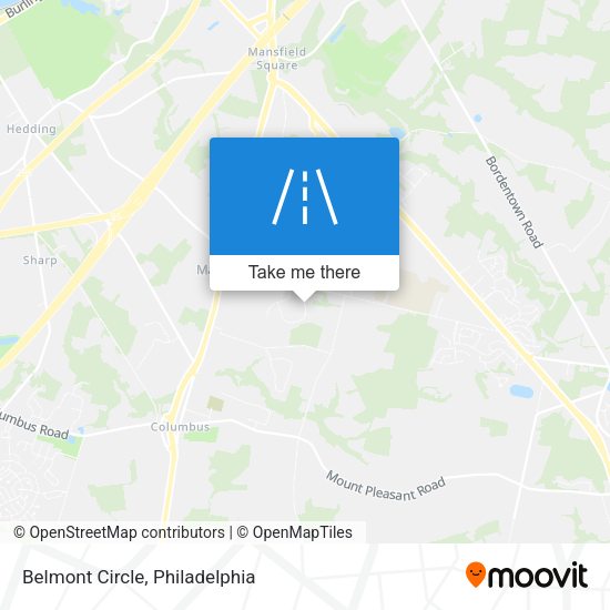 Mapa de Belmont Circle
