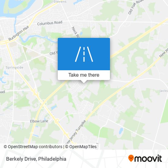 Mapa de Berkely Drive