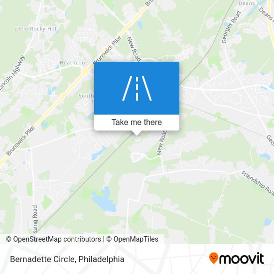 Bernadette Circle map