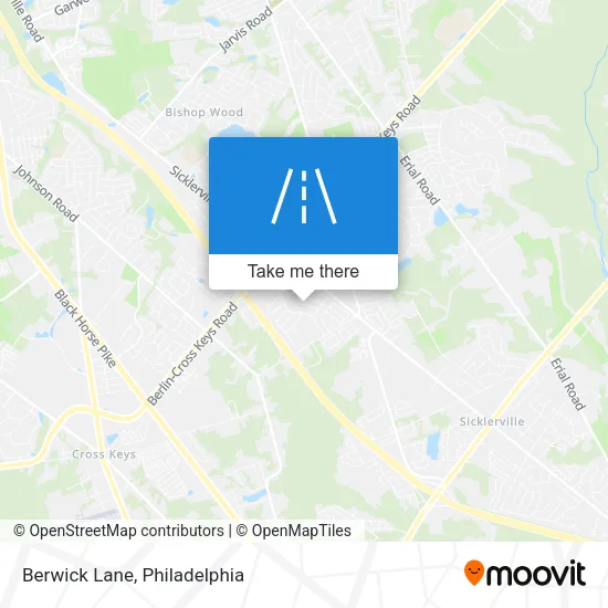 Mapa de Berwick Lane