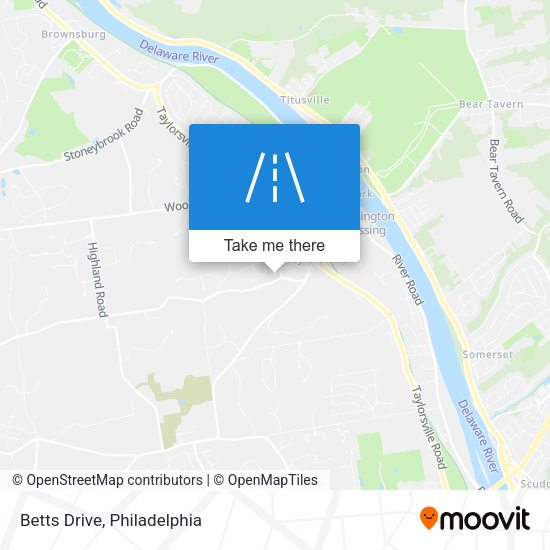 Mapa de Betts Drive