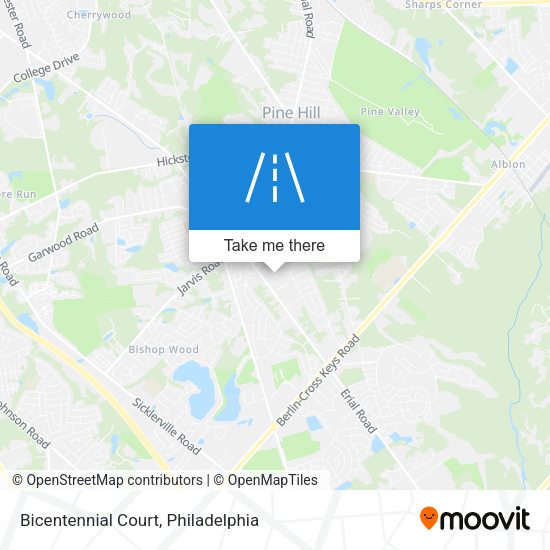 Mapa de Bicentennial Court
