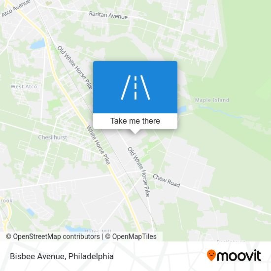 Mapa de Bisbee Avenue