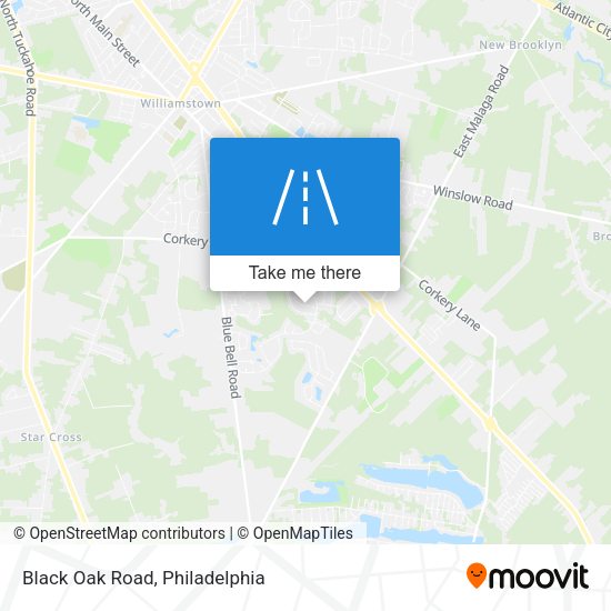 Mapa de Black Oak Road