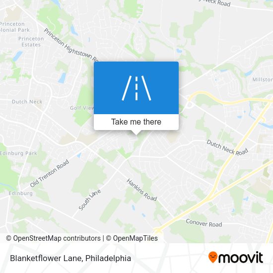 Mapa de Blanketflower Lane