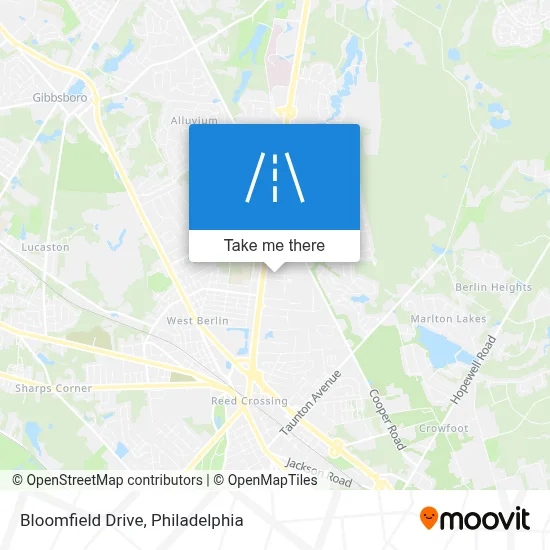 Bloomfield Drive map