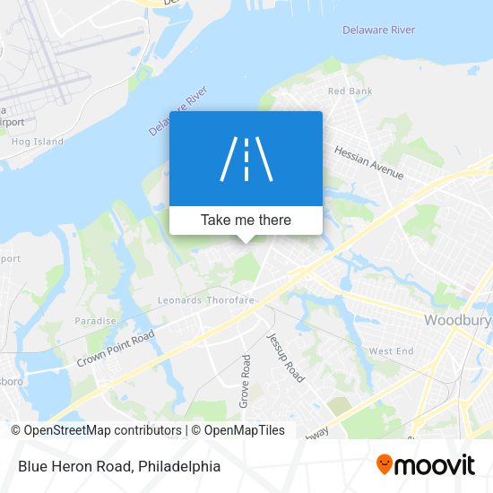 Blue Heron Road map