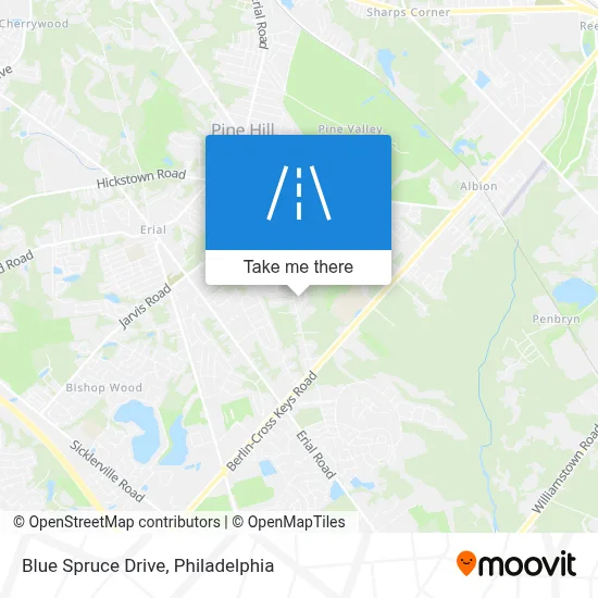 Blue Spruce Drive map