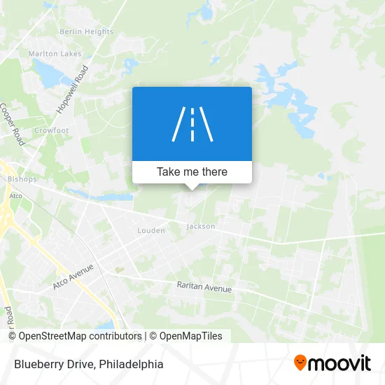 Blueberry Drive map