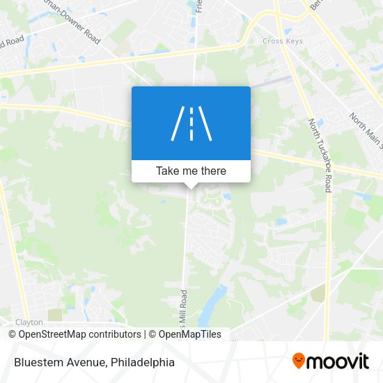 Bluestem Avenue map