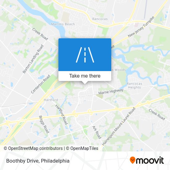 Mapa de Boothby Drive