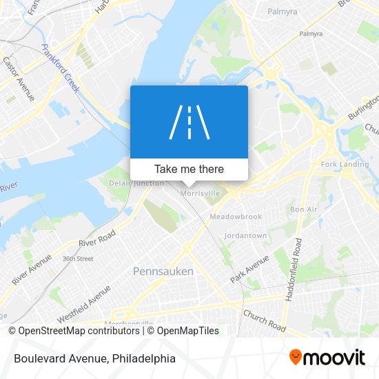 Boulevard Avenue map