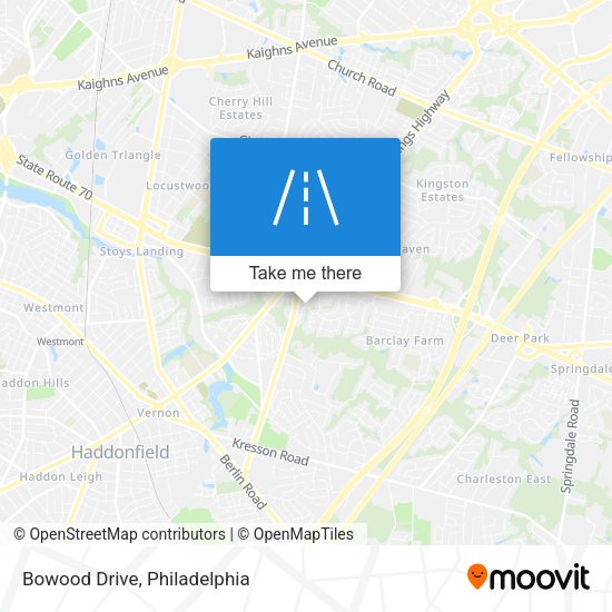 Bowood Drive map
