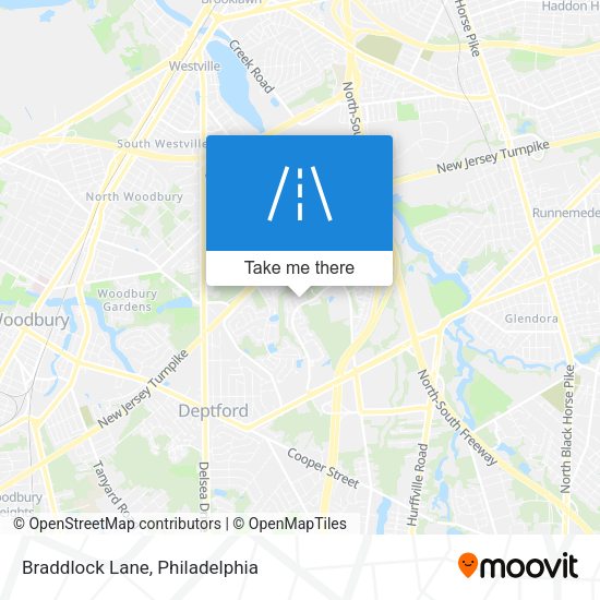 Mapa de Braddlock Lane