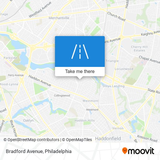 Mapa de Bradford Avenue