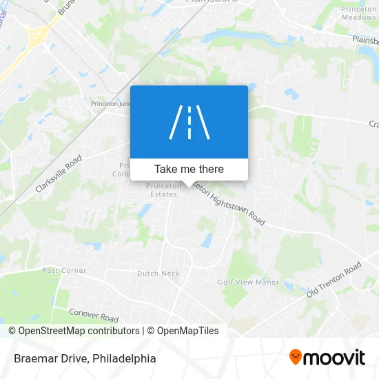 Braemar Drive map