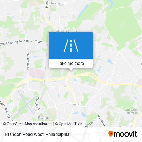 Mapa de Brandon Road West