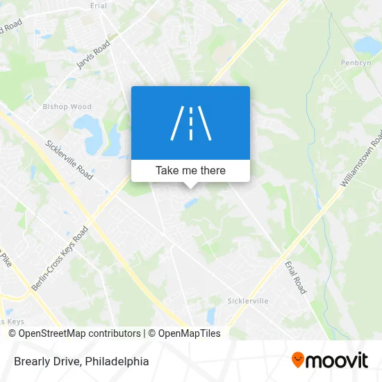 Brearly Drive map