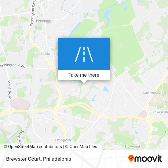 Brewster Court map