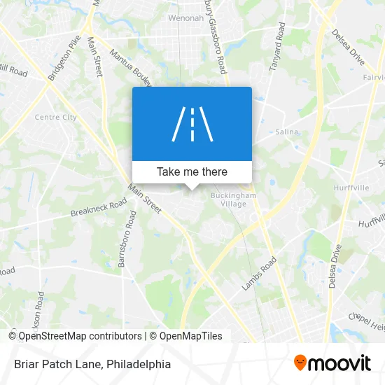 Briar Patch Lane map