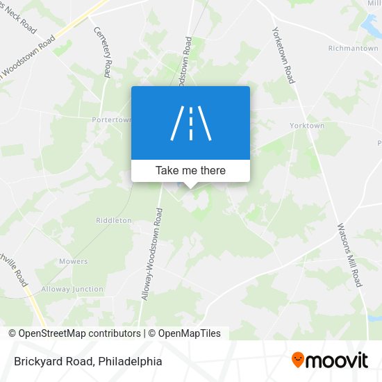 Mapa de Brickyard Road