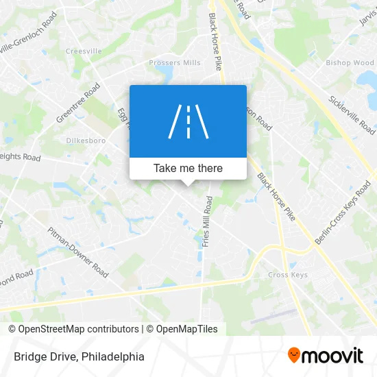 Bridge Drive map